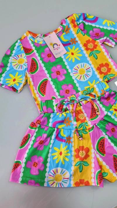 Conjunto Canelado Colors