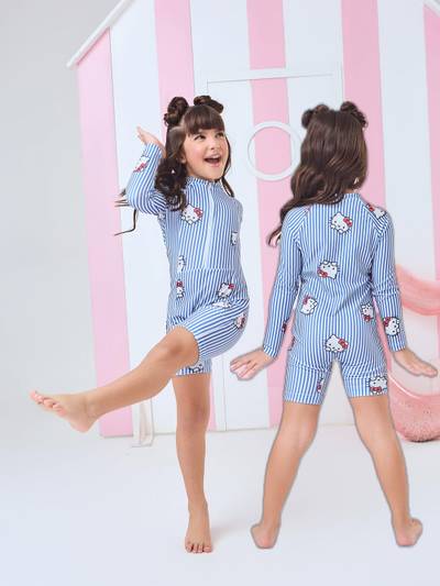Macaquinho Macaquinho beachwear da hello kitty 