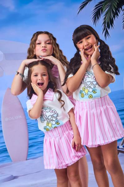 Conjuto Short Saia Hello Kitty 